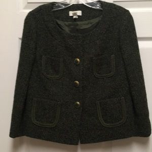 Green Short Jacket,size-6,